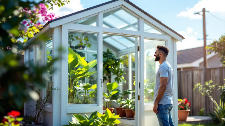 The $10 Window Film That Traps Sunlight and Turns a Shed Into a Functioning Greenhouse