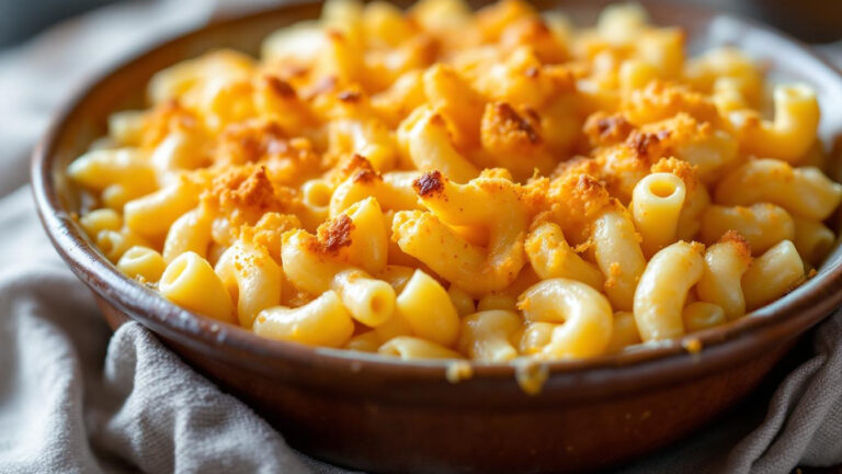 Crispy-topped homemade mac and cheese that never goes to waste