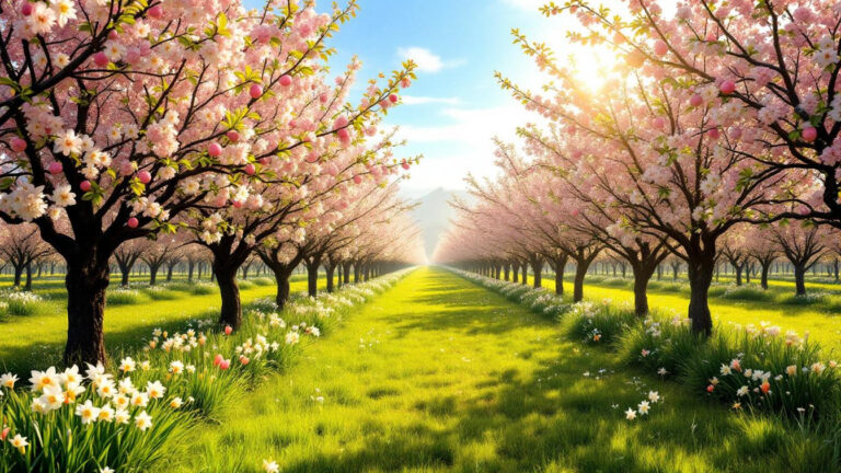 I followed these plantings for one season, my spring orchard is now flourishing