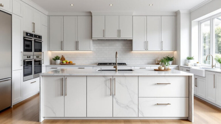 I replaced my kitchen island last month, my home looks twice as elegant and functional