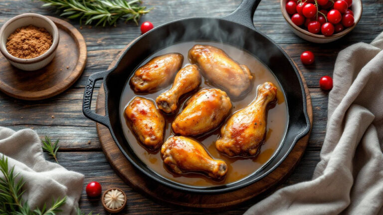 One skillet transforms into dinner wings plus holiday gravy like magic