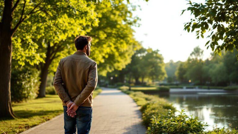 What walking with your hands behind your back reveals about your personality